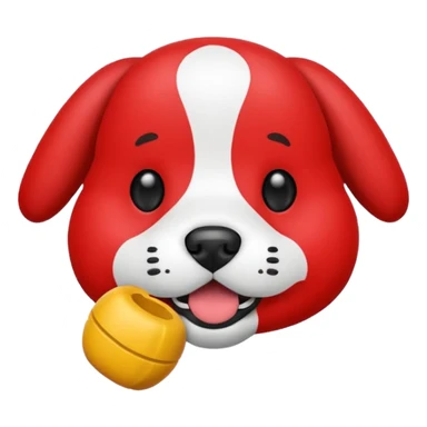 chewing toy for dog sticker