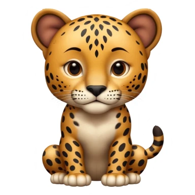 A high-resolution photo-realistic digital illustration of a baby jaguar, chest upward A high-resolution, photo-realistic digital illustration of a majestic young jaguar sticker