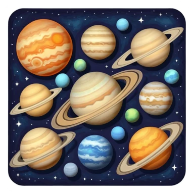 Aline all the planets in a straight line 8 only only 8 sticker