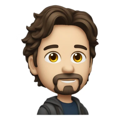 Pablo Iglesias con cometa sticker