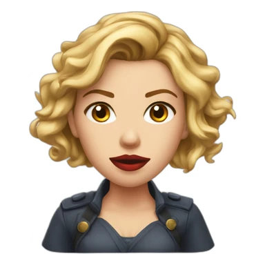 Mad scarlett johansson sticker