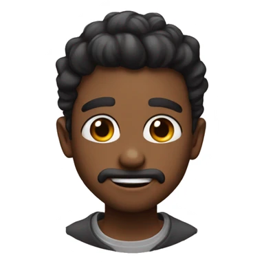 heart eyes and drool sticker