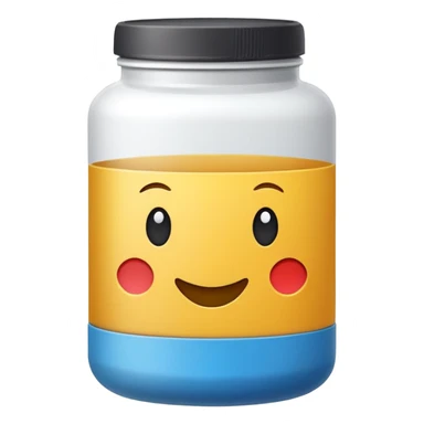 bote de suplementos sticker