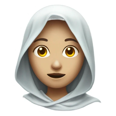 Ghost female sticker