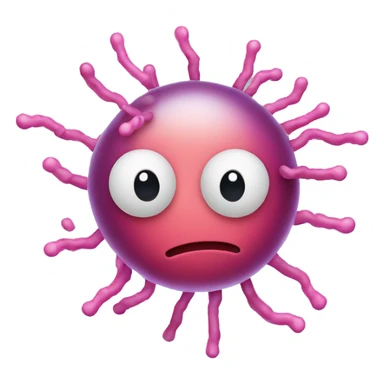 antibiotic fighting bacteria sticker