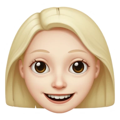 smile creepy sticker