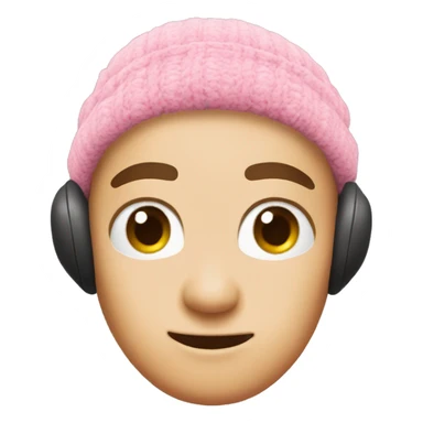 Pink Ear Warmers sticker