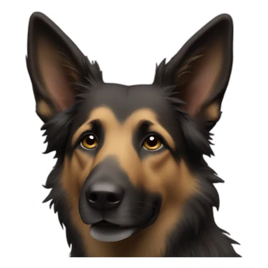 a belgium shepherd sticker