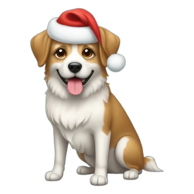 Honden kerstboom  sticker