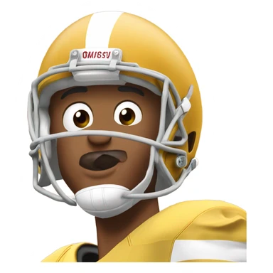 jalen hurts wearing a cheese head  sticker