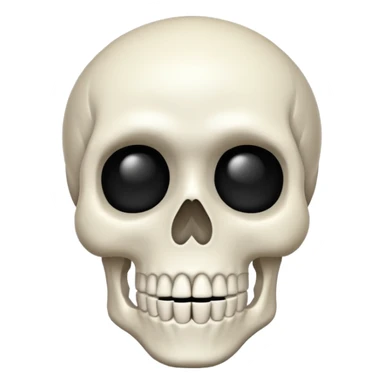 A skeleten emoji saying 67 sticker