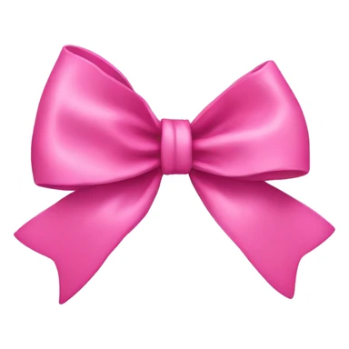 Pink bow sticker