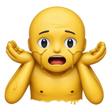an emoji that strangles itself sticker