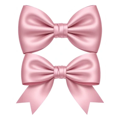 Light pink bows sticker