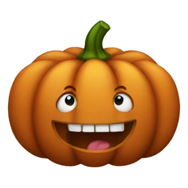 brown pumpkin sticker