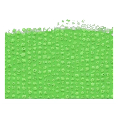 generame un emoji sencillo de energias renovables color verde sticker