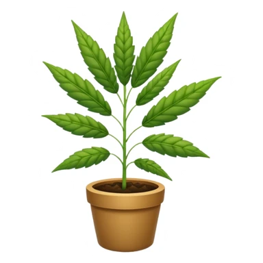 weed plant sticker