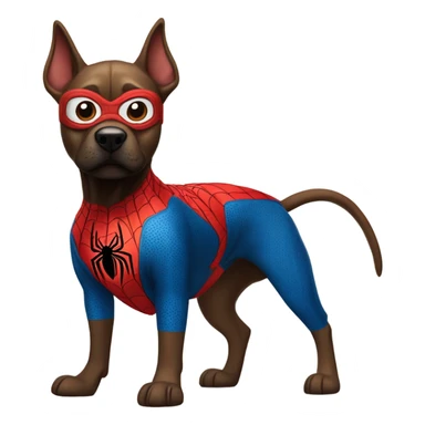 DOG in full SPIDER MAN sticker