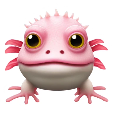 pepe but as an axolotl sticker