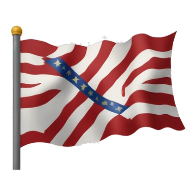 Bandera aspa de borgoña blas de lezo sticker