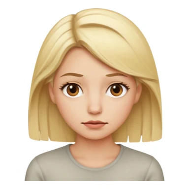 Blonde woman being impatient sticker