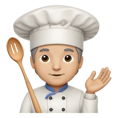 Chef bat no head just a hat sticker