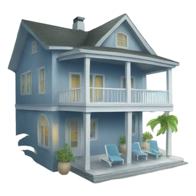beach house sticker