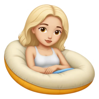 Girl relax  sticker