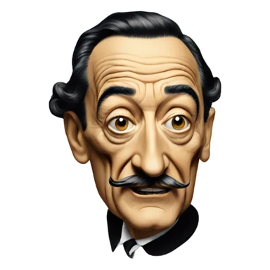 Salvador Dali as emoji sticker