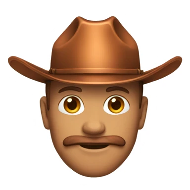 copper cowboy sticker