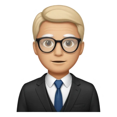 man with mask and eyeglasses sticker