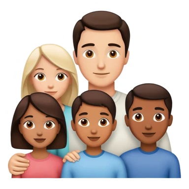 Canadian family sticker