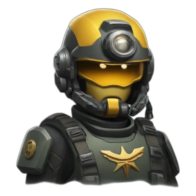 Helldivers Star Marshal sticker