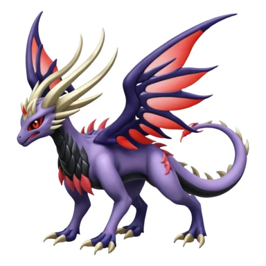 Lunala-Yveltal-Palkia-Fakémon-hybrid-creature (full body)  sticker