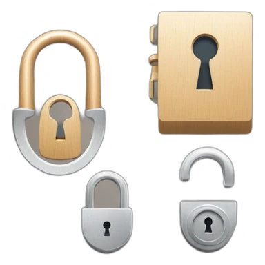 biometry and lock sticker