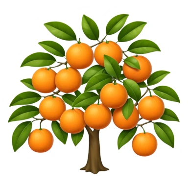 Arbre à orange sticker