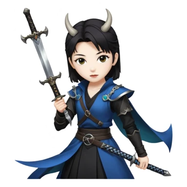 Rumi from animetion Korean kpop demon hunter   sticker