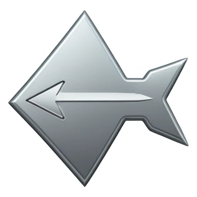 flecha para esquerda sticker