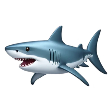 Shark-with-hat sticker