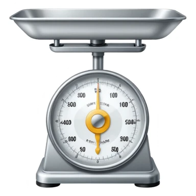 scale weighing scale simple clear no text sticker