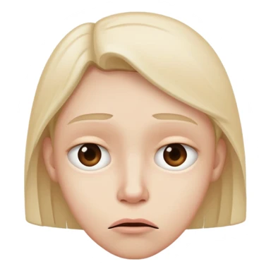 Bad mood and very sad  sticker