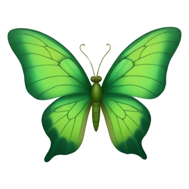 Mariposa verde sticker