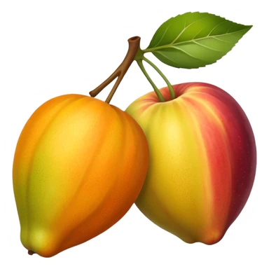 A bow fully of all types os fruits, like a macedonia sticker