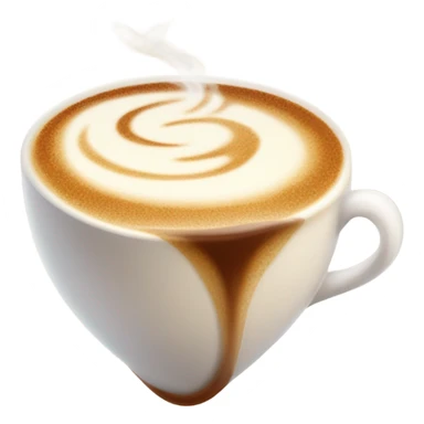 raf coffee with cream and sugar sticker