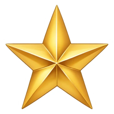 8 point star sticker