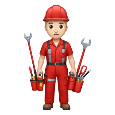 full bady red electrshn sticker