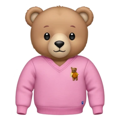 Polo ralph lauren bear in pink  sticker