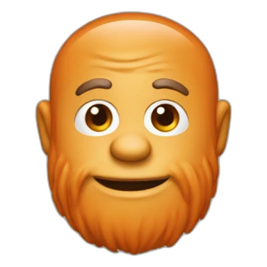 Jean Marc le singe orange sticker