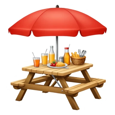 Picnic Table Items sticker