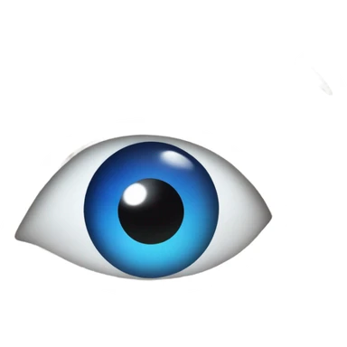 blue eye emoji sticker